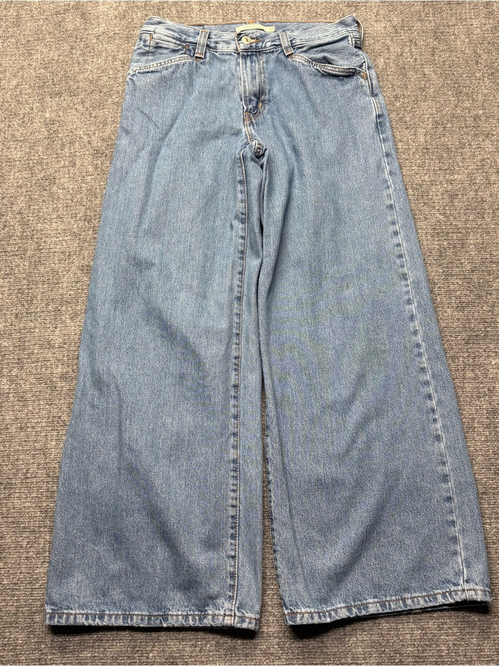 Levis Jeans Womens 27 Blue 94 Baggy Wide Leg Denim Skater